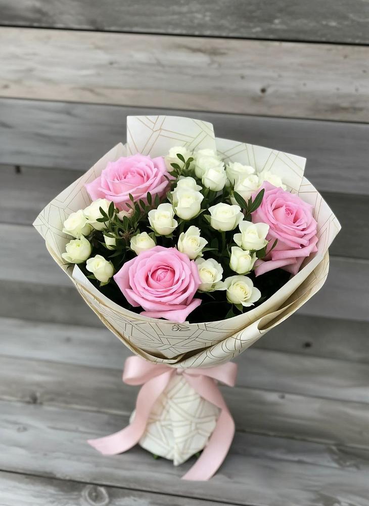 Букет цветов из: Розы в Бакшеево