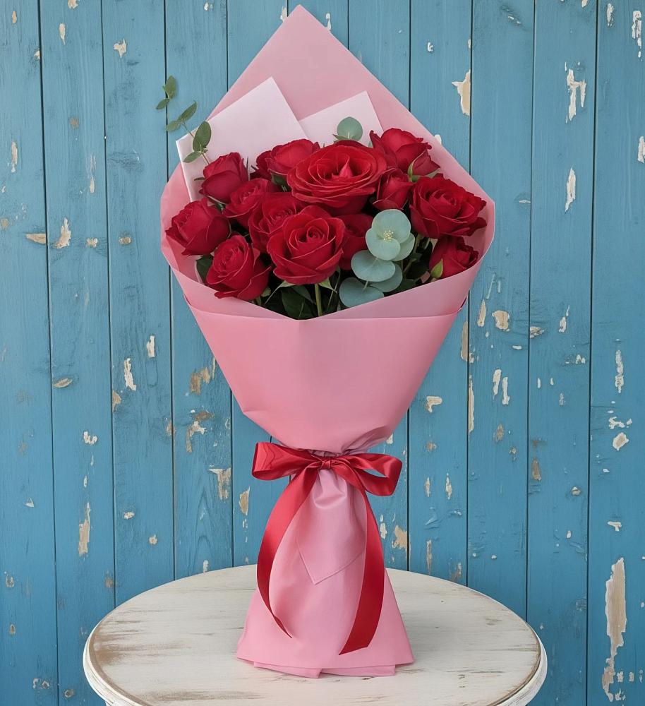 Букет цветов из: Розы в Бакшеево