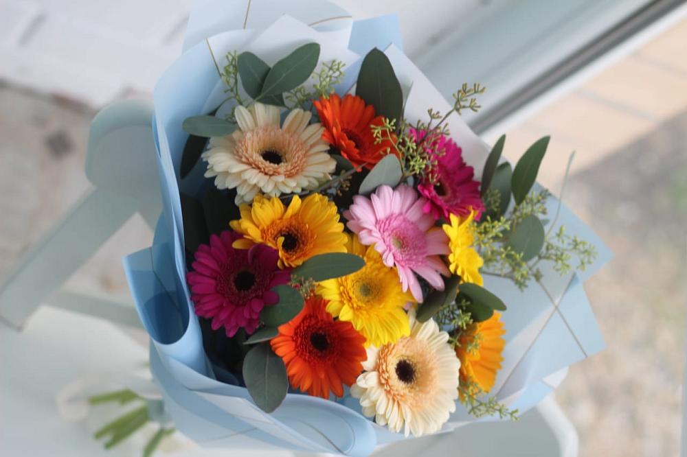 Букет цветов из: Герберы в Бакшеево