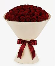 Букет 101 Бордовая роза Блэк Бакарра в Бакшеево
