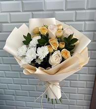Букет цветов из:  Розы и Хризантемы #REPLACE_PRED# Бакшеево