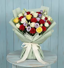 Букет цветов из:  Розы в Бакшеево