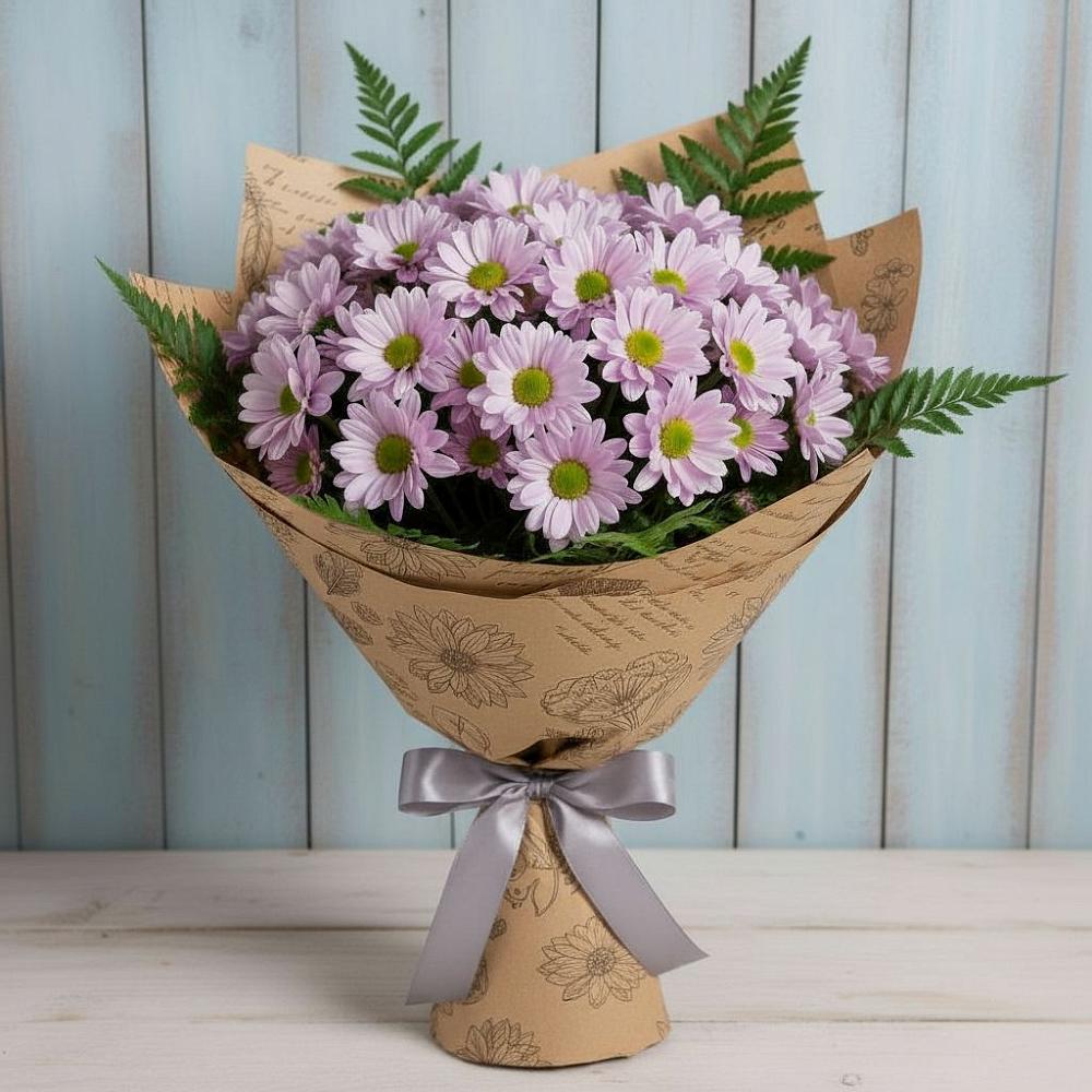 Букет цветов из: Хризантемы в Бакшеево