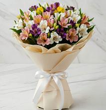 Букет цветов из:  Альстромерии в Бакшеево