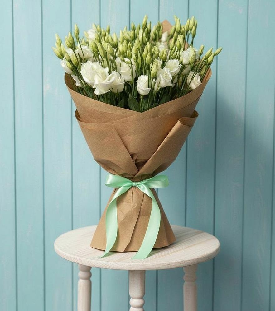 Букет цветов из: Лизиантусы в Бакшеево