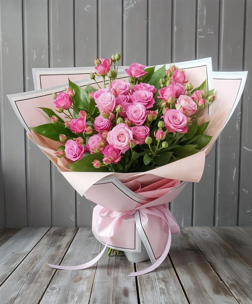 Букет Розовый кустик в Бакшеево