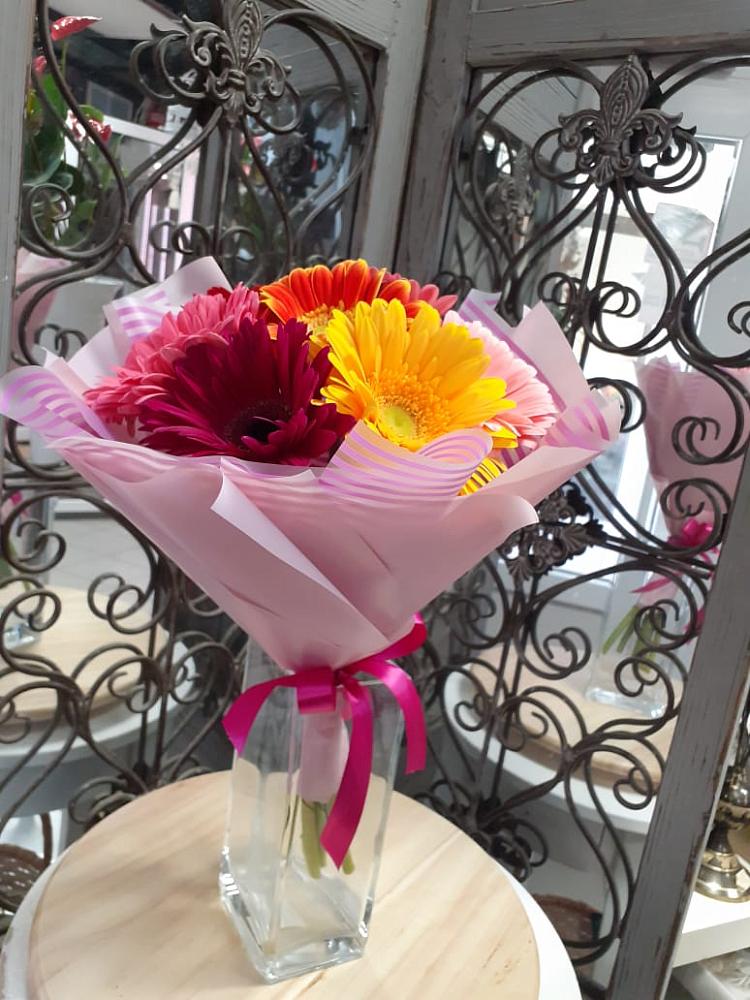 Букет цветов из: Герберы в Бакшеево