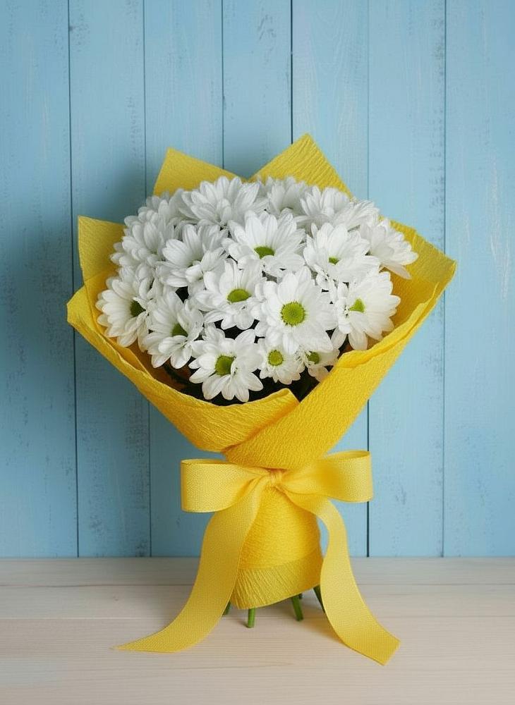 Букет цветов из: Хризантемы в Бакшеево