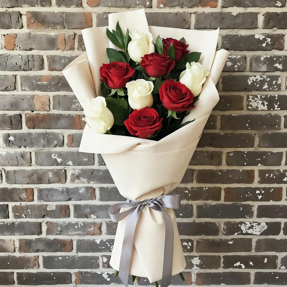 Букет цветов из: Розы в Бакшеево