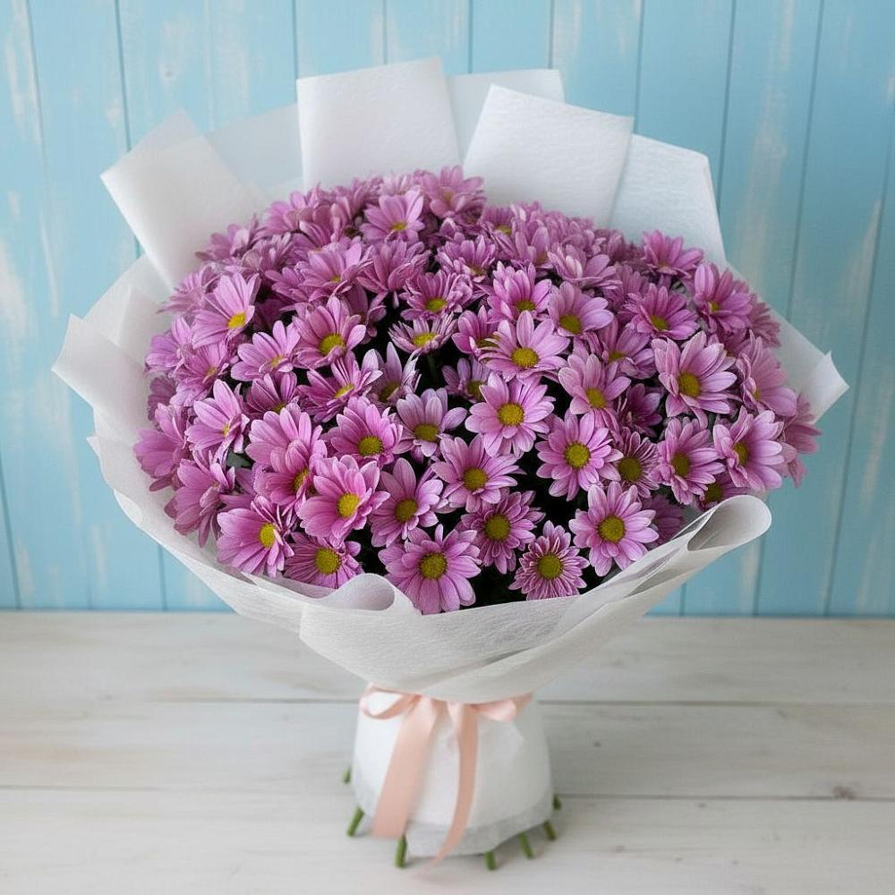 Букет цветов из: Хризантемы в Бакшеево