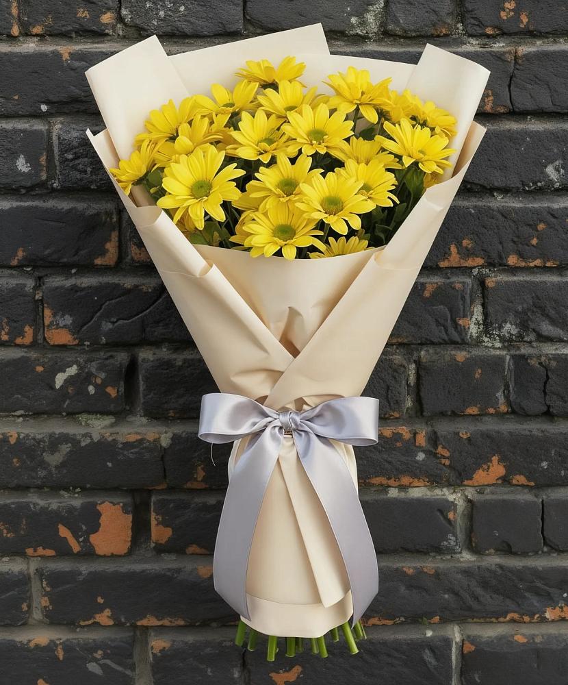 Букет цветов из: Хризантемы в Бакшеево