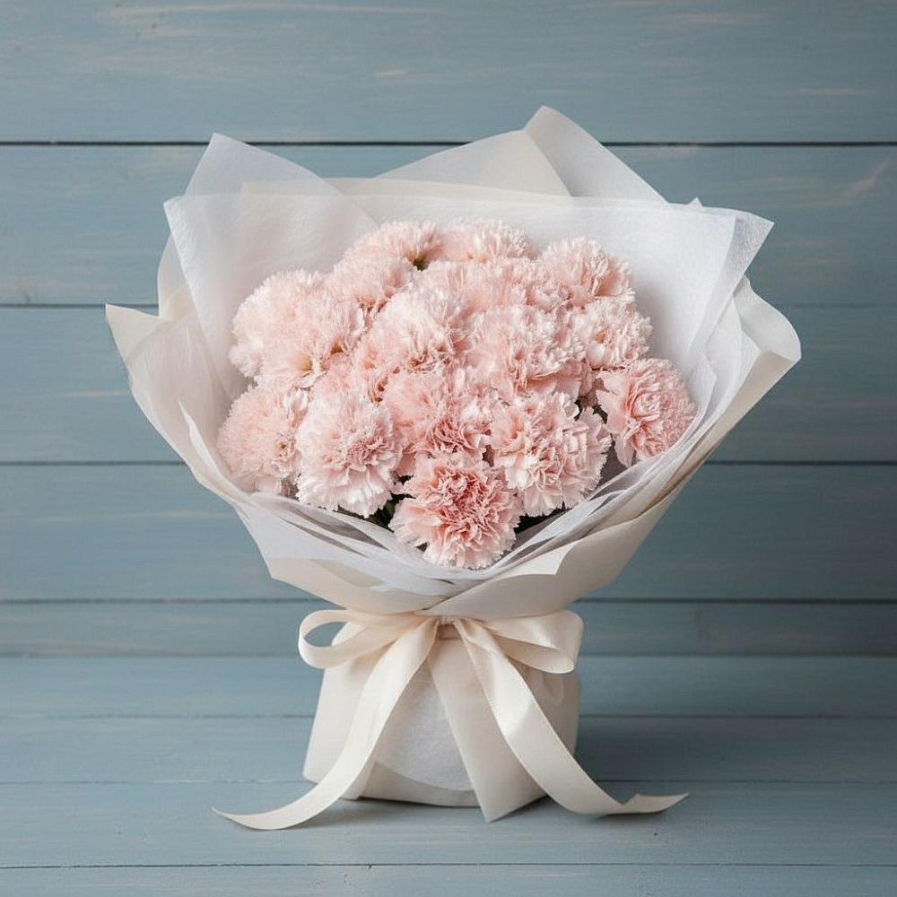 Букет цветов из: Гвоздики в Бакшеево