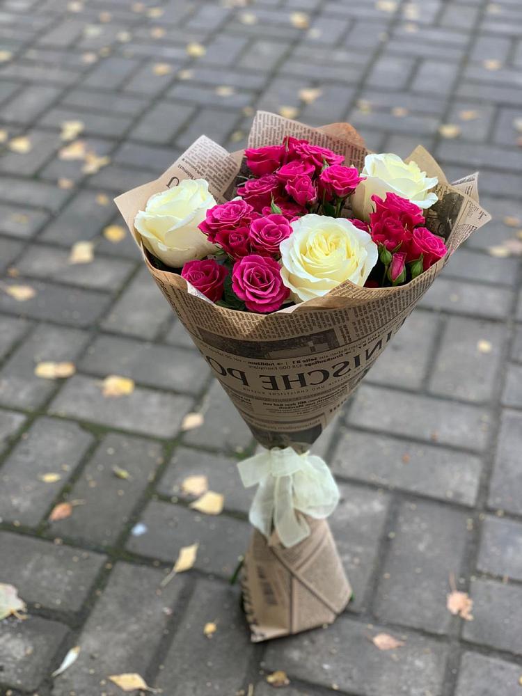 Букет цветов из: Розы в Бакшеево