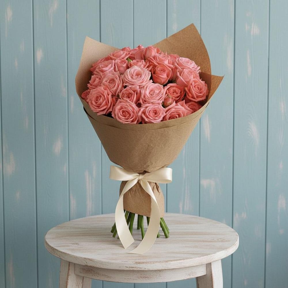 Букет цветов из: Розы в Бакшеево