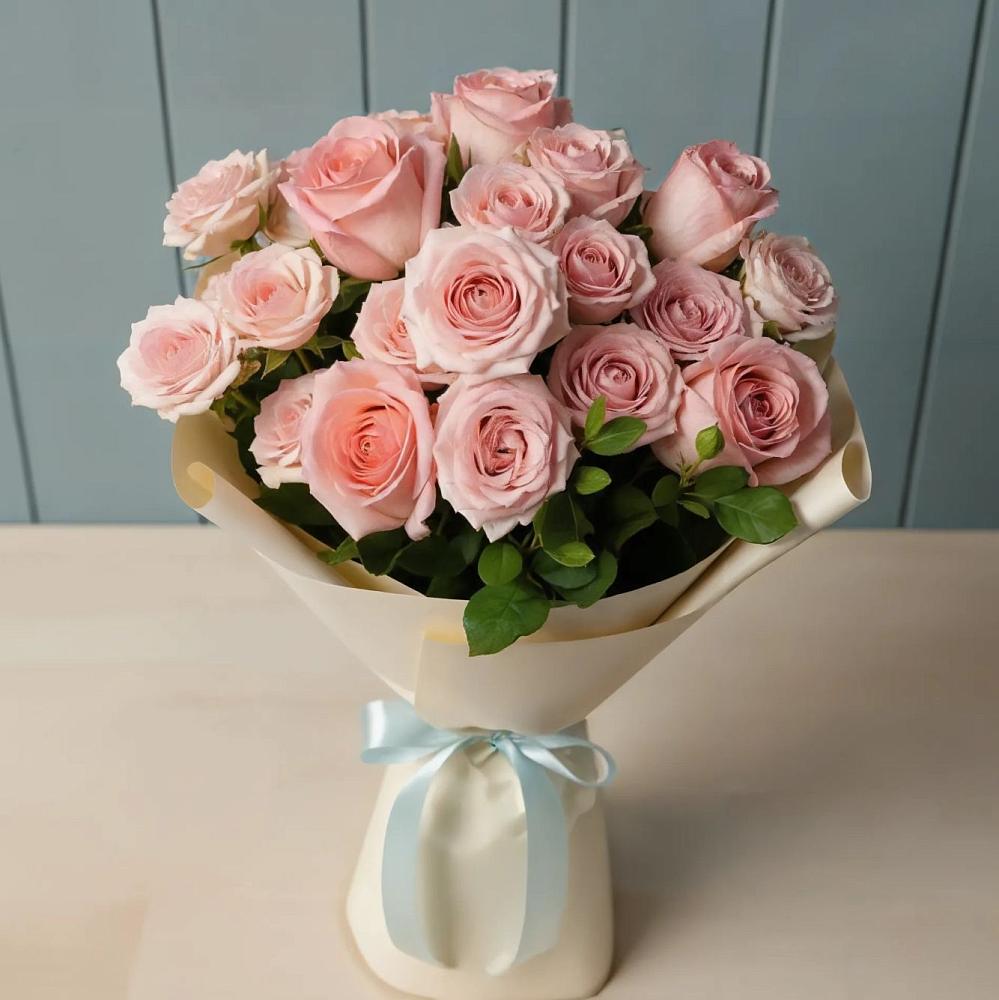 Букет Розовый шарм в Бакшеево