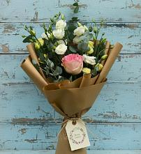 Букет цветов из:  Розы и Лизиантусы #REPLACE_PRED# Бакшеево