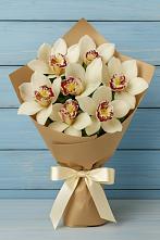 Букет цветов из:  Орхидеи и Розы в Бакшеево